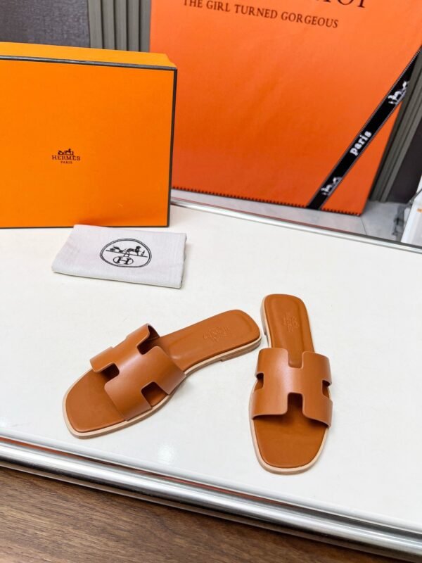 Hermes H slippers genuine leather size 34-42