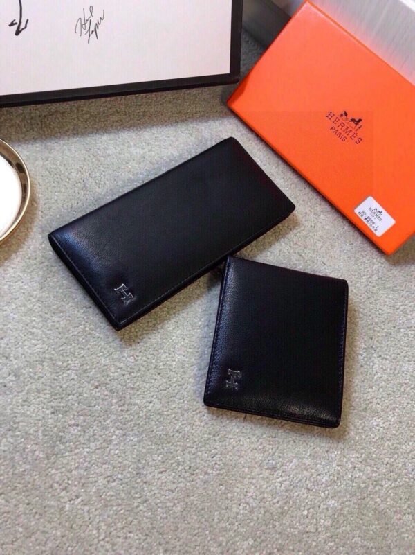 Hermes men’s wallet cowhide material Short-Long