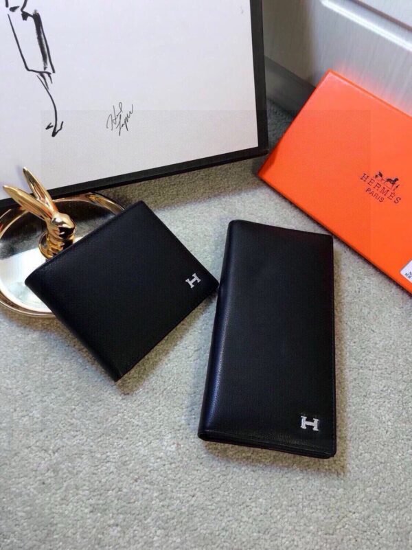 Hermes men’s wallet cowhide material Short-Long