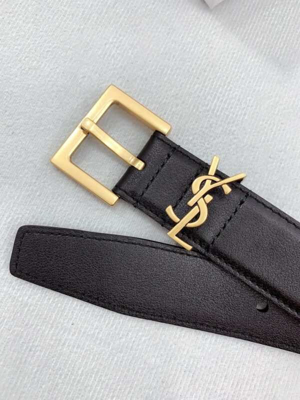 YSL belt advanced version width 3cm genuine leather material