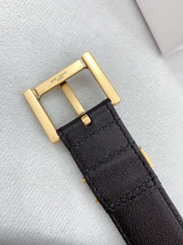 YSL belt advanced version width 3cm genuine leather material