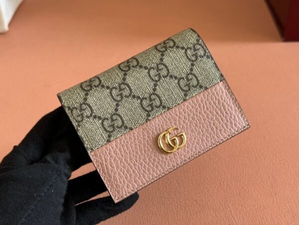 GUCCI Marmont series card holder premium version genuine leather material size 11×8.5x3cm