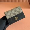 GUCCI Marmont series card holder premium version genuine leather material size 11×8.5x3cm