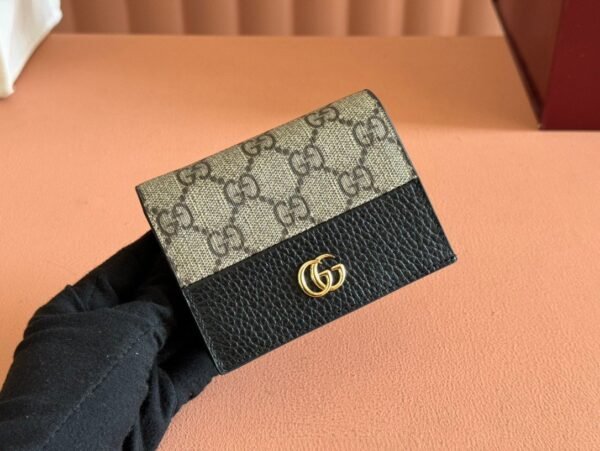 GUCCI Marmont series card holder premium version genuine leather material size 11×8.5x3cm