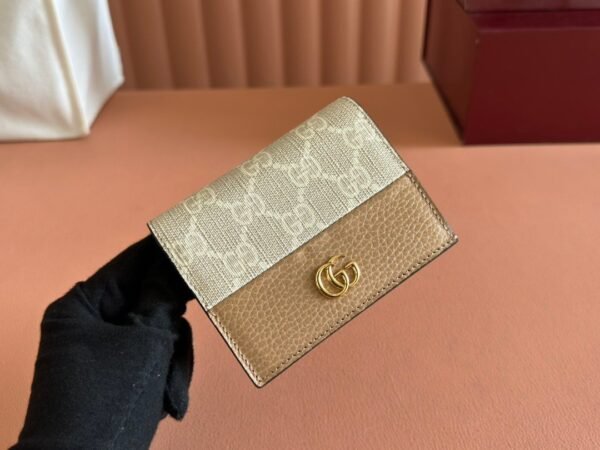 GUCCI Marmont series card holder premium version genuine leather material size 11×8.5x3cm