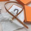 Hermès women’s pin buckle belt width 1.5cm premium version