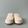 Loro Piana men’s round toe low-top half-slippers high-quality
