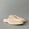 Loro Piana men’s round toe low-top half-slippers high-quality