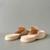 Loro Piana men’s round toe low-top half-slippers high-quality