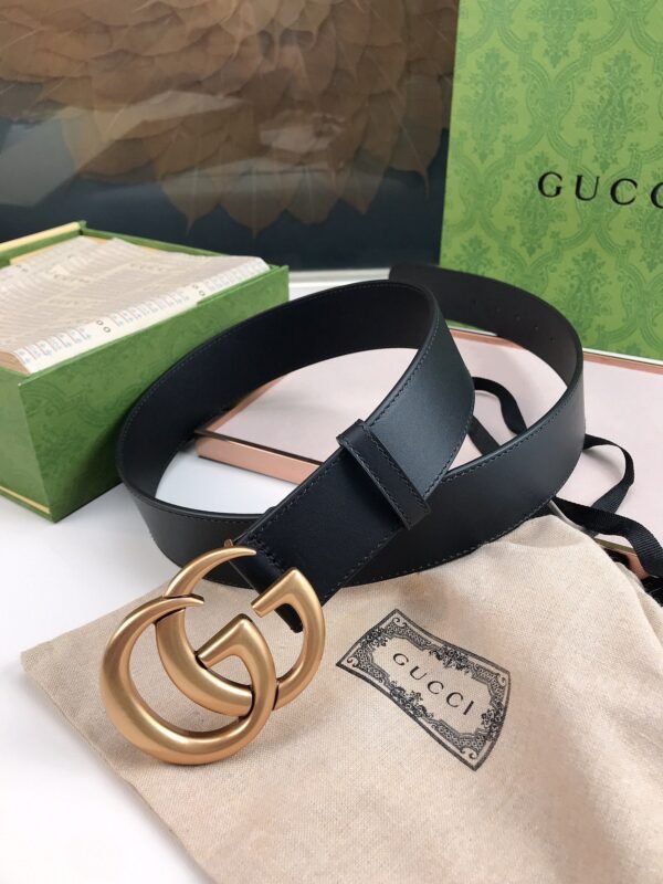 GUCCI men’s belt genuine leather material high-end version width 4cm
