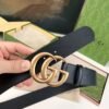 GUCCI men’s belt genuine leather material high-end version width 4cm
