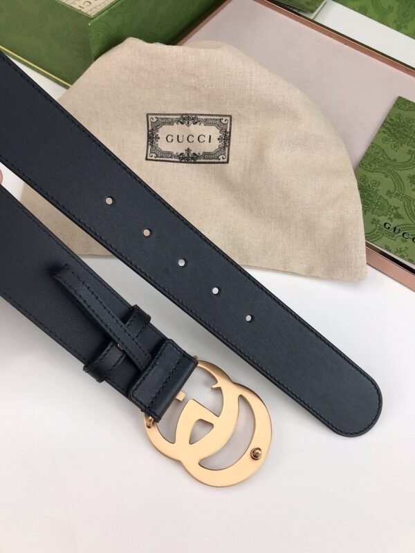 GUCCI men’s belt genuine leather material high-end version width 4cm