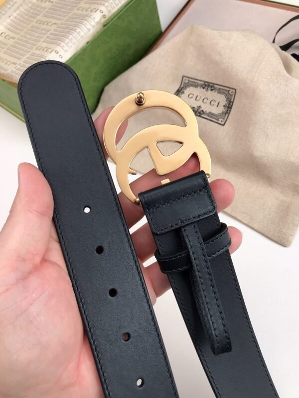 GUCCI men’s belt genuine leather material high-end version width 4cm
