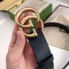 GUCCI men’s belt genuine leather material high-end version width 4cm