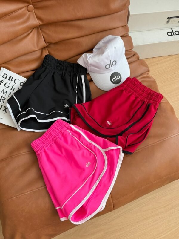 alo three-color quick-drying sports shorts