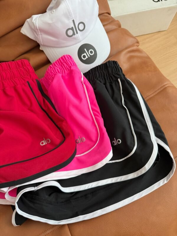 alo three-color quick-drying sports shorts