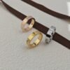 Cartier LOVE Ring Premium Edition  Inlaid with three gemstones