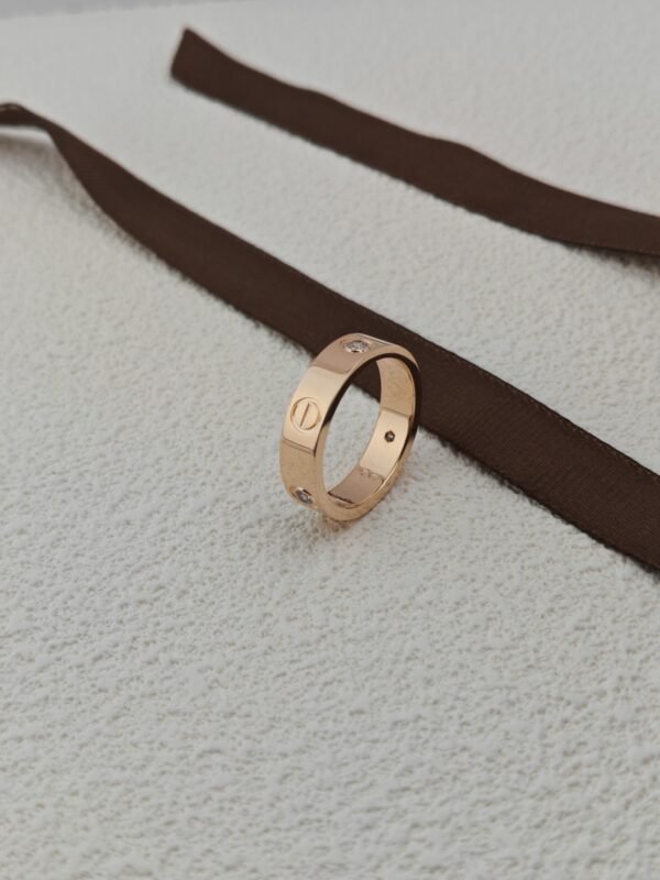 Cartier LOVE Ring Premium Edition  Inlaid with three gemstones