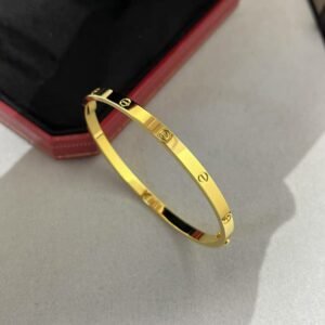 Cartier bracelet narrow version without diamonds high-end version 1:1
