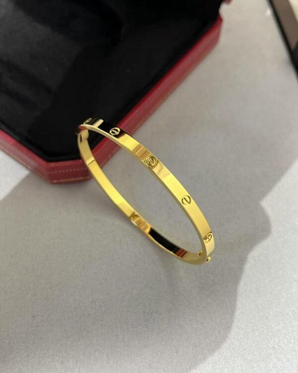 Cartier bracelet narrow version without diamonds high-end version 1:1