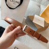 CELINE ELEGANT CHARM TAURILLON leather belt premium version