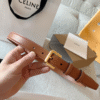 CELINE ELEGANT CHARM TAURILLON leather belt premium version