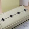 Van Cleef & Arpels Silver Black Sapphire Bracelet Premium Edition
