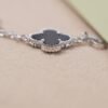 Van Cleef & Arpels Silver Black Sapphire Bracelet Premium Edition
