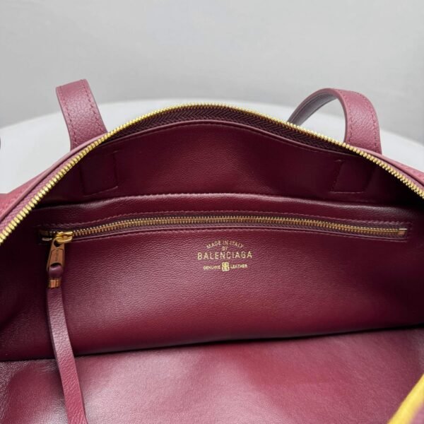 Balenciaga Carrie series bowling bag advanced version 1:1 size 35.8×18.7×16.5cm