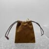 miumiu autumn and winter frosted series mini drawstring bag can be used as a bag pendant Premium quality Size: 18x20cm