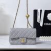 Chanel new small golden ball mini light gray bag top quality1：1 size 13x20x7cm