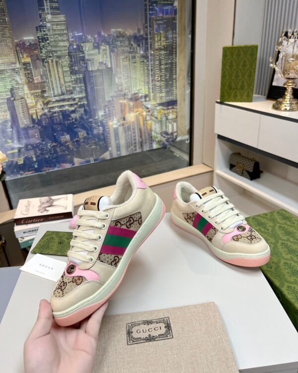 GUCCI Screener new pink dirty shoes