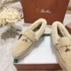 Loro Piana’s new winter velvet loafers are made of real rabbit fur and sheepskin.