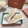 Loro Piana’s new winter velvet loafers are made of real rabbit fur and sheepskin.