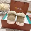 Loro Piana’s new winter velvet loafers are made of real rabbit fur and sheepskin.
