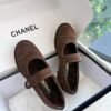 Chanel 2025 new woven Mary Jane cotton shoes autumn and winter new products