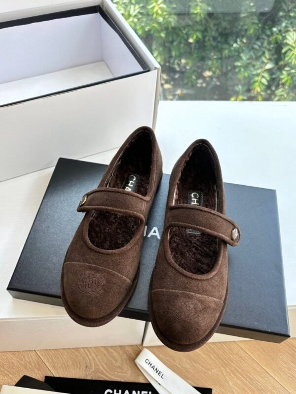 Chanel 2025 new woven Mary Jane cotton shoes autumn and winter new products