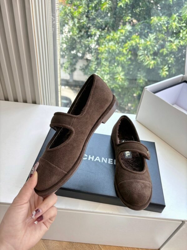 Chanel 2025 new woven Mary Jane cotton shoes autumn and winter new products