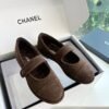 Chanel 2025 new woven Mary Jane cotton shoes autumn and winter new products