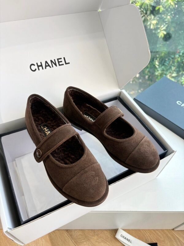 Chanel 2025 new woven Mary Jane cotton shoes autumn and winter new products
