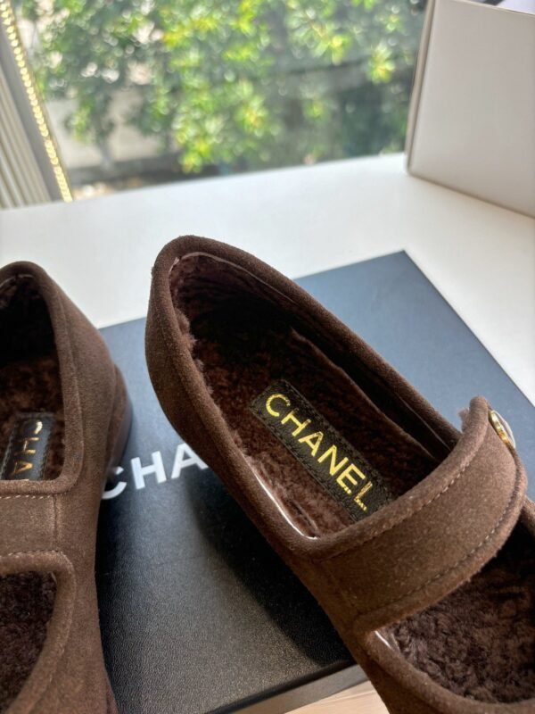 Chanel 2025 new woven Mary Jane cotton shoes autumn and winter new products