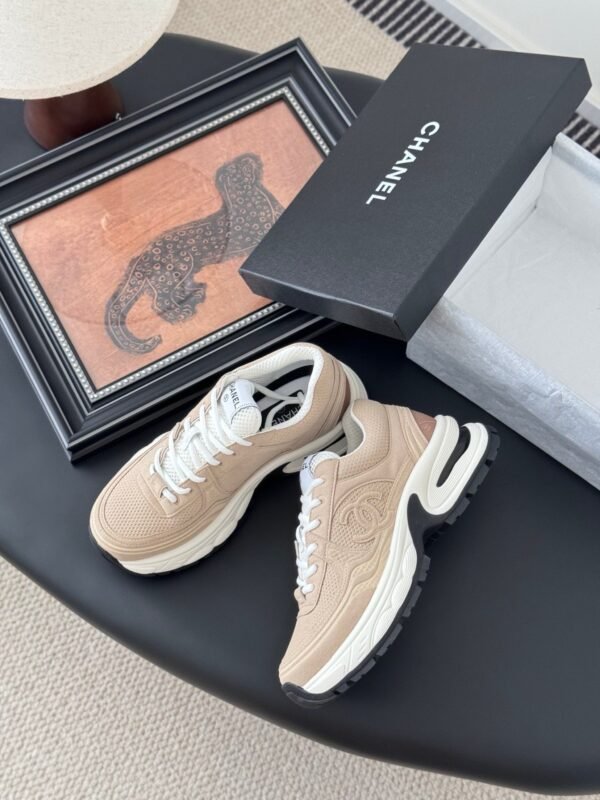 Chanel 2025 new Silver Horn King sneakers high-end version