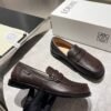 Loewe men’s casual leather shoes high-end version of cowhide material