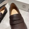 Loewe men’s casual leather shoes high-end version of cowhide material