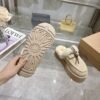 UGG autumn and winter wool slippers casual closed toe slippers advanced version