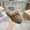UGG autumn and winter wool slippers casual closed toe slippers advanced version