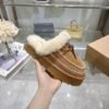 UGG autumn and winter wool slippers casual closed toe slippers advanced version