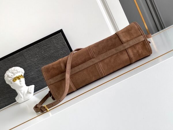 PRADA LuxSoft suede handbag premium version size 32×15.5x12cm