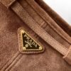 PRADA LuxSoft suede handbag premium version size 32×15.5x12cm