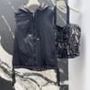 MaxMara autumn and winter new double-sided two-wear vest drawstring hooded camel hair coat